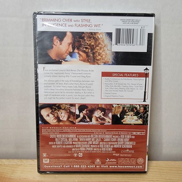 DVD When Harry Met Sally... SEALED - Picture 2 of 2
